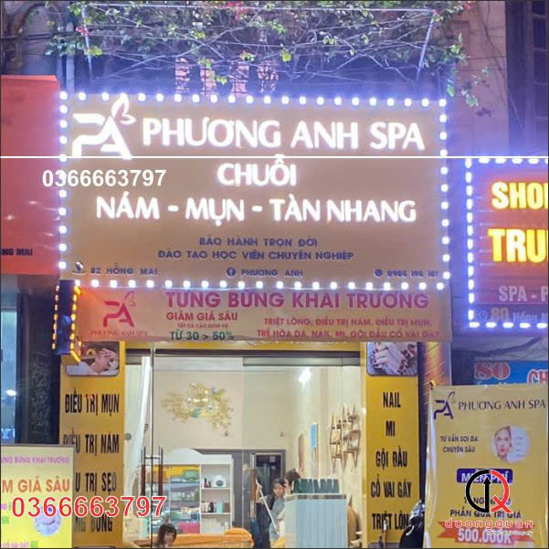 Tư Vấn Làm Biển Quảng Cáo SPA tại Hà Nội